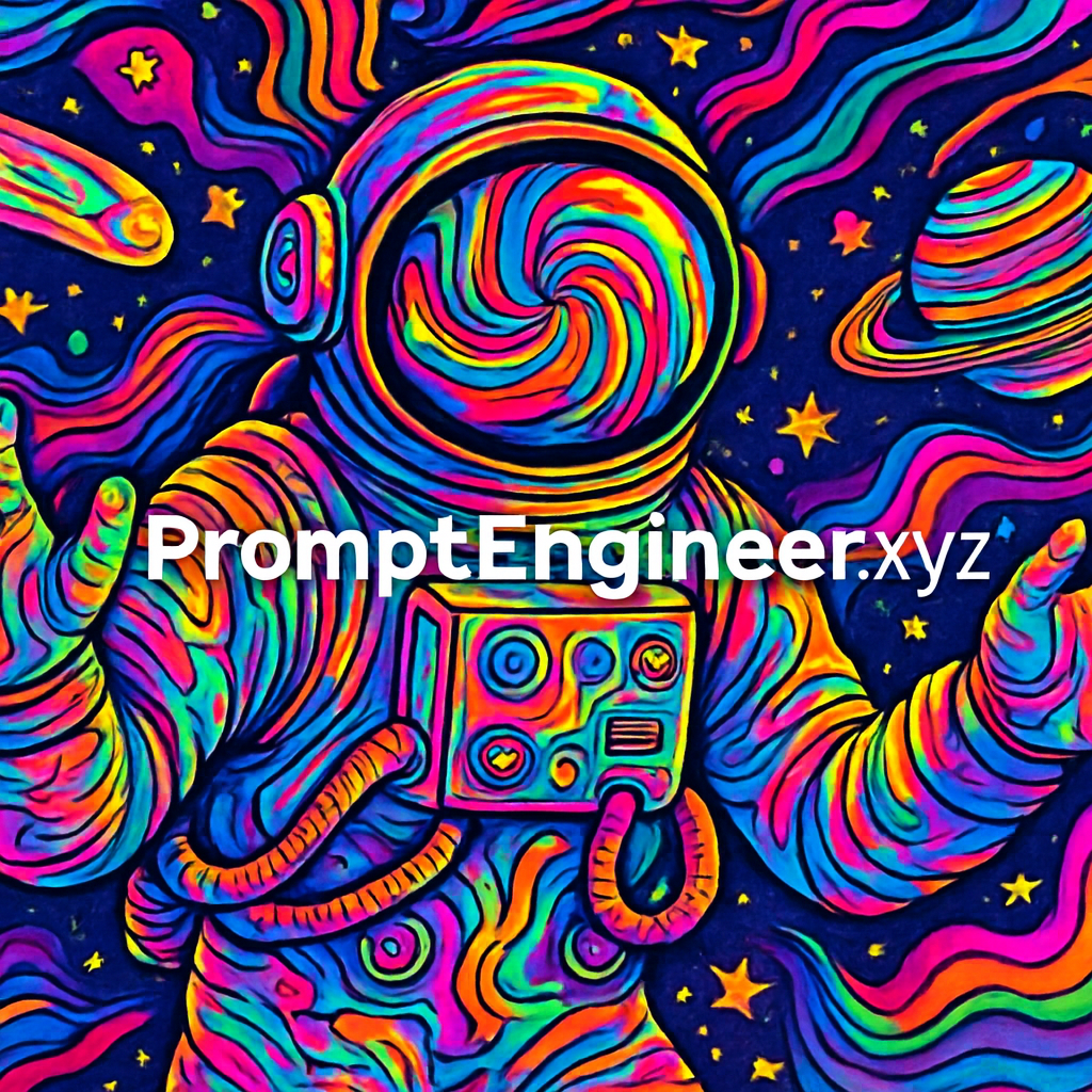 Cosmic prompt lab art for PromptEngineer.xyz™